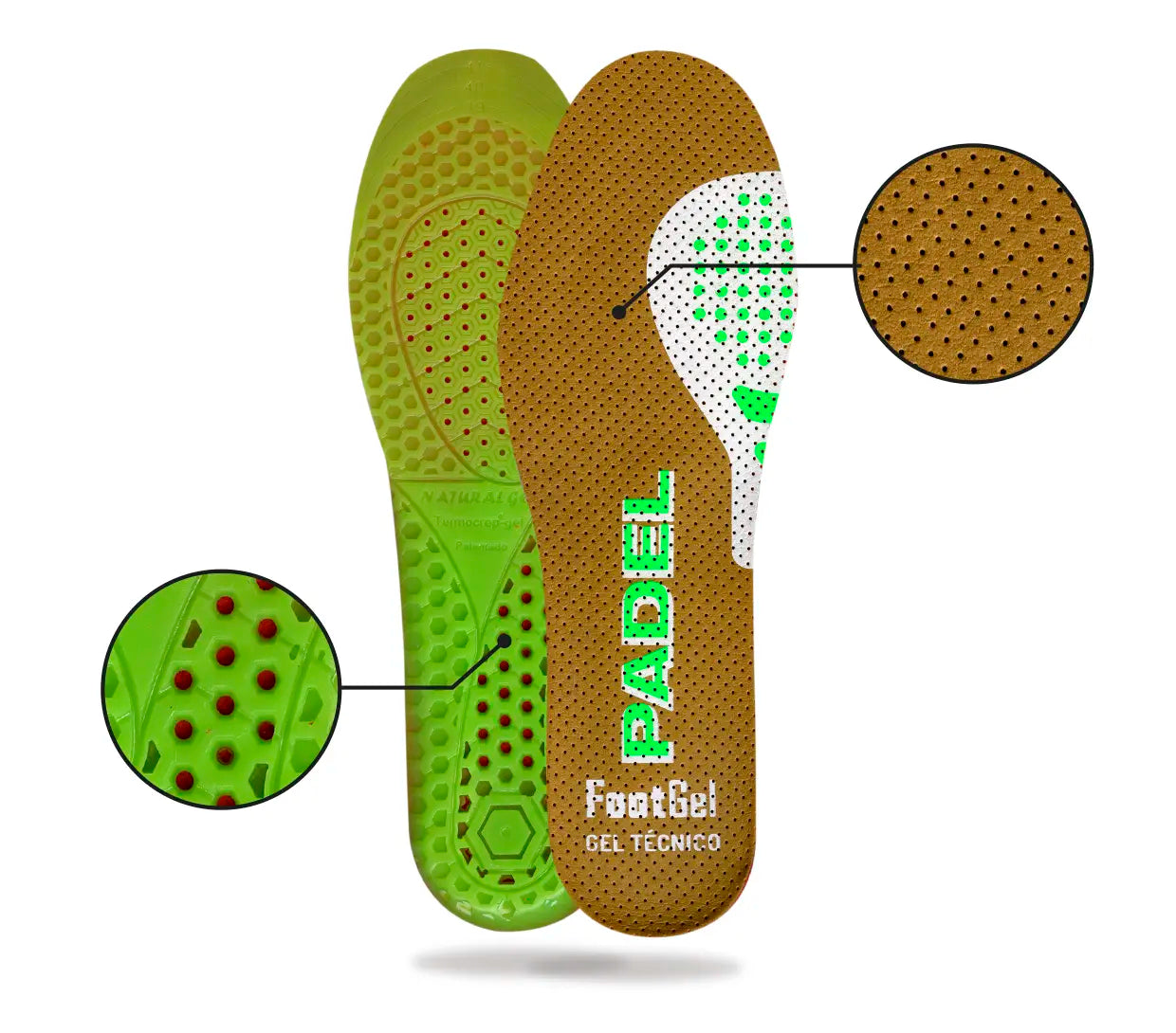 Footgel / Såle Padel