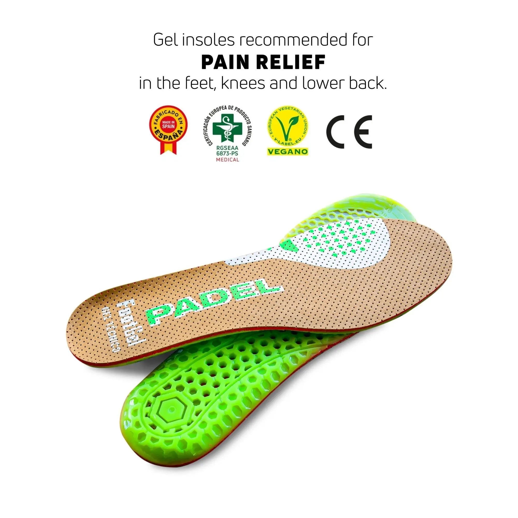 Footgel / Såle Padel