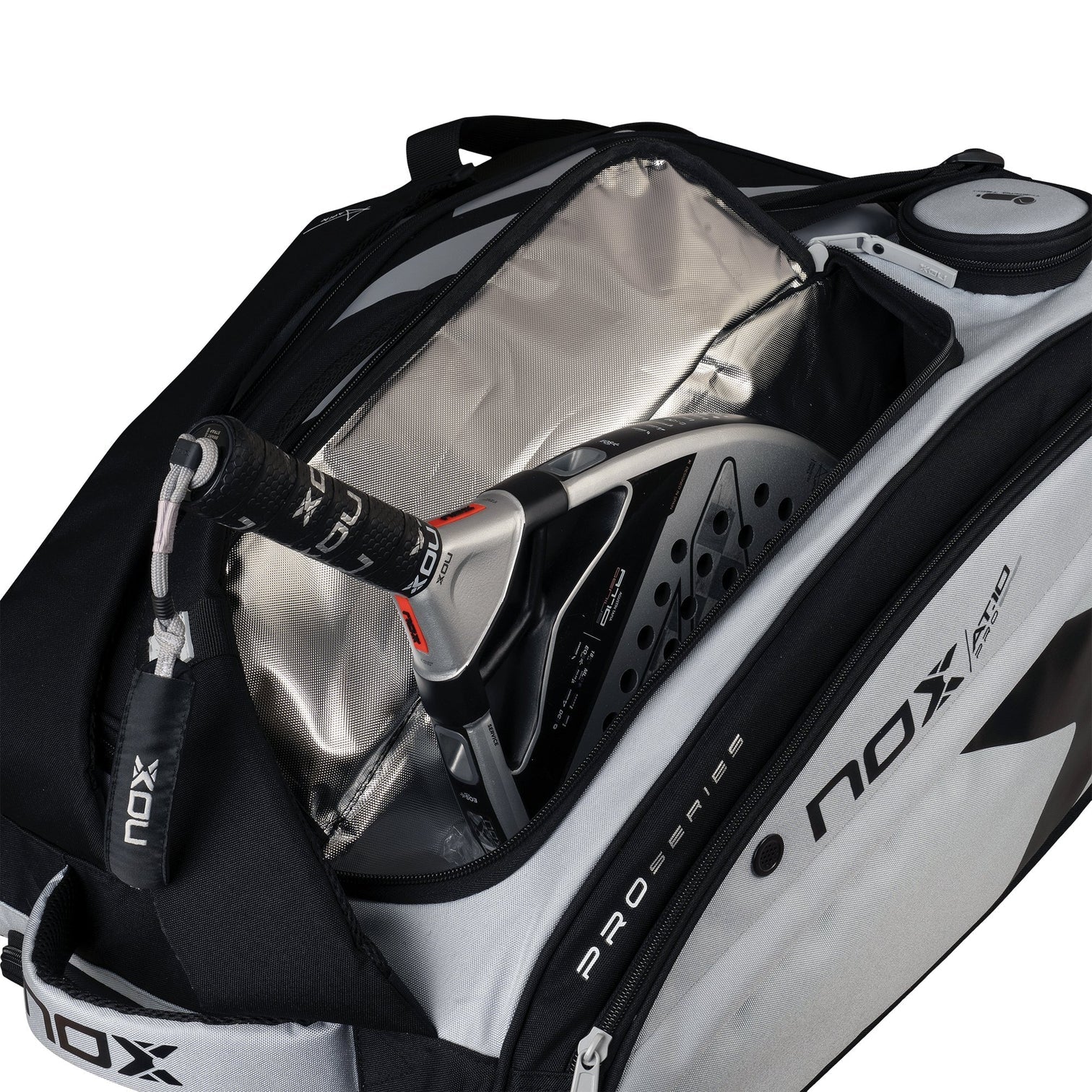 Nox Padel Bag AT10 Competition XL Compact Bag Grey/Black